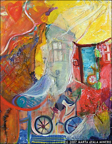 Dream from my Childhood&nbsp;&nbsp;20" x 30" &nbsp;US $785