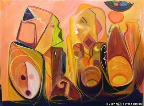 Marketplace&nbsp;&nbsp;48" x 30" &nbsp;US $875&nbsp;&nbsp;&nbsp;SOLD