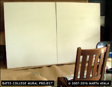 Marta Ayala Minero – Bates College Mural Project - Maine